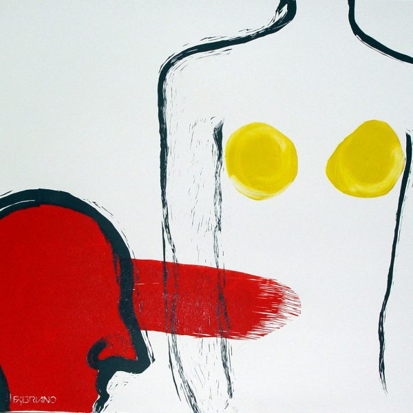 Figure and red head