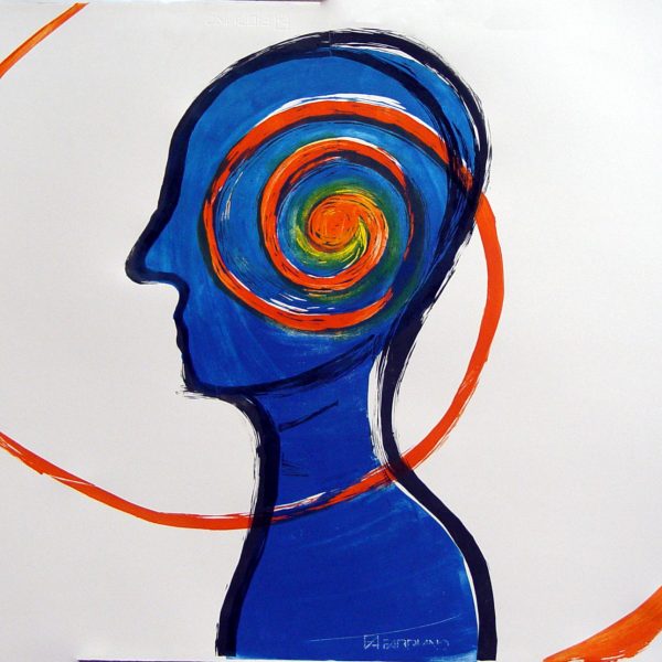 Blue figure