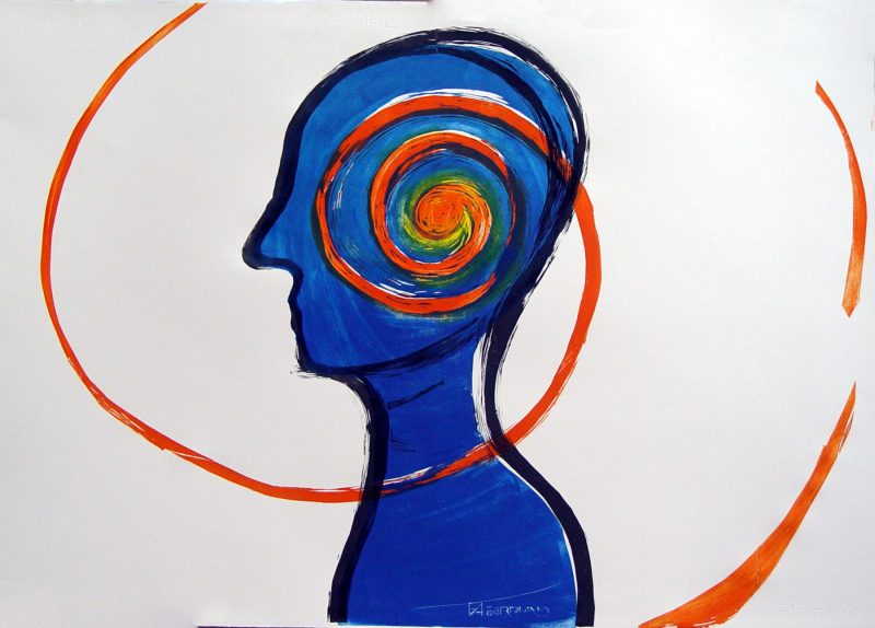 Blue figure