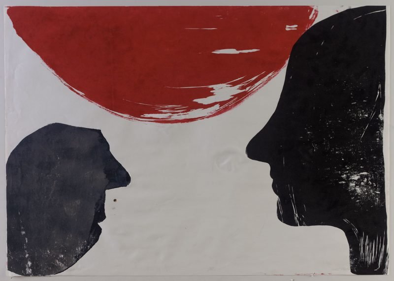 Heads with red belly